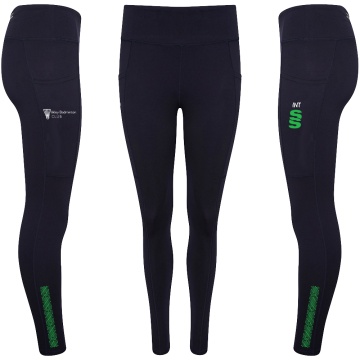 Ilkley Badminton Club - Performance Full Length Leggings : Navy